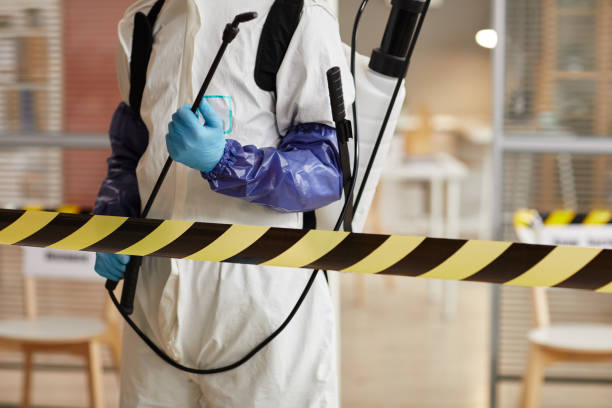 Professional Blood Cleanup technician working in Eden Valley, MN